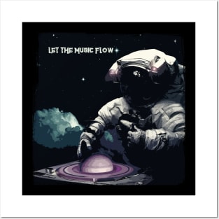 Let the music flow Posters and Art